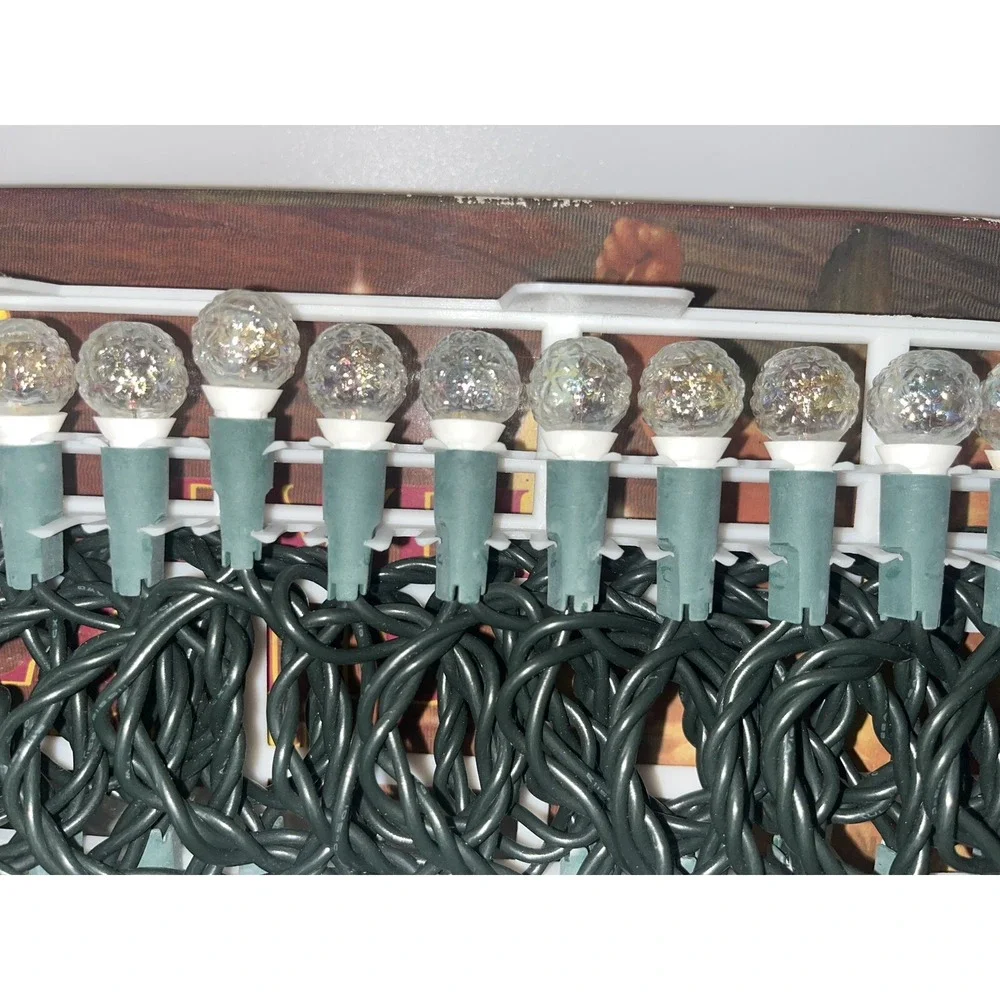 Holiday Highlights 70 Jewel Lights Indoor/Outdoor Christmas Clear NEW RARE